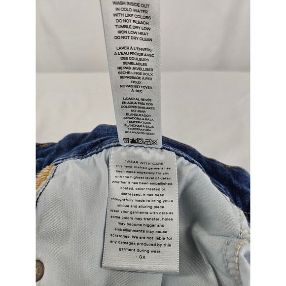 GOOD AMERICAN WOMEN'S FALL 23 INDIGO316 BLUE STRAIGHT LEG JEANS – SIZE 6-12 - Picture 12 of 12